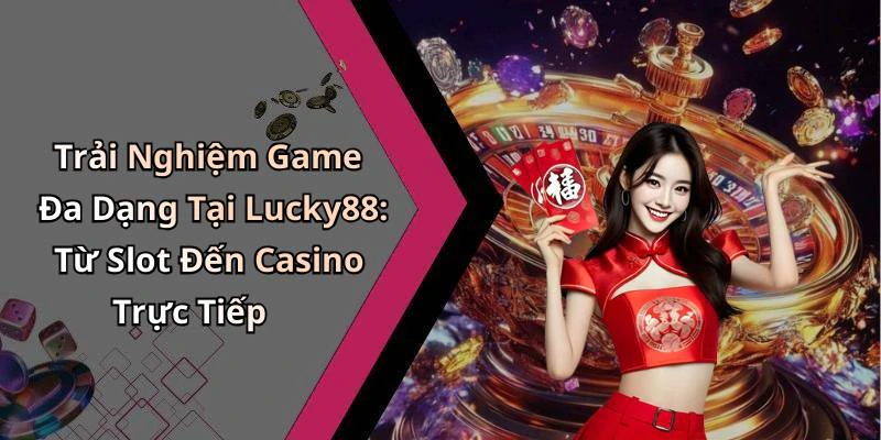 Trải Nghiệm Game Đa Dạng Tại Lucky88: Từ Slot Đến Casino Trực Tiếp